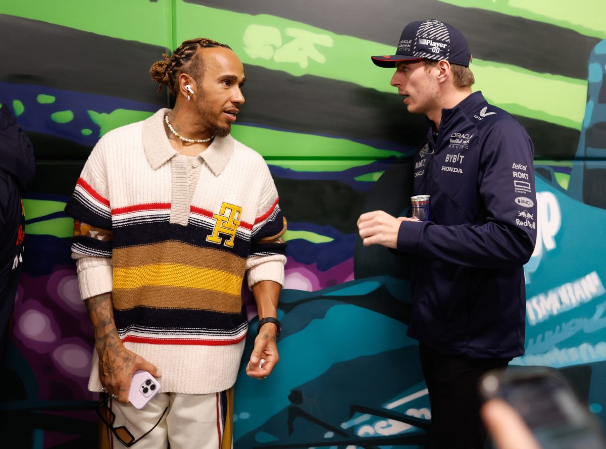 Formel 1: Max Verstappen und Lewis Hamilton.