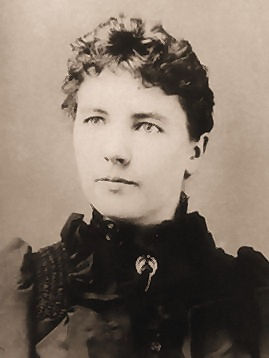 Laura Ingalls Wilder im Jahr 1885.