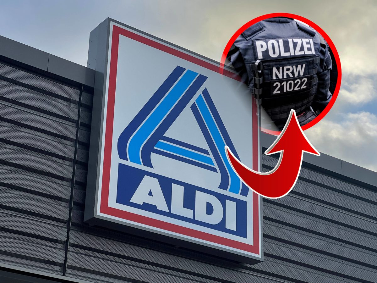 Nach einem Aldi-Besuch meldete sich die Polizei.