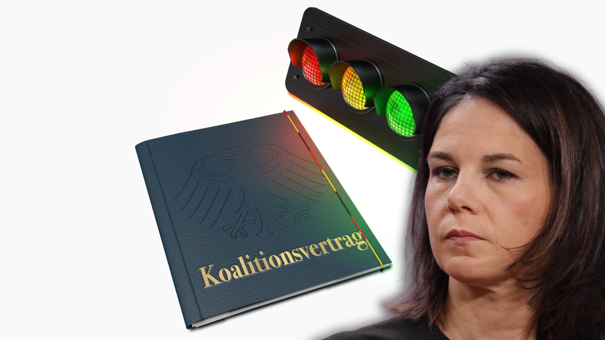 Mit der Waffenzusage widerspricht Annalena Baerbock dem Koalitionsvertrag.