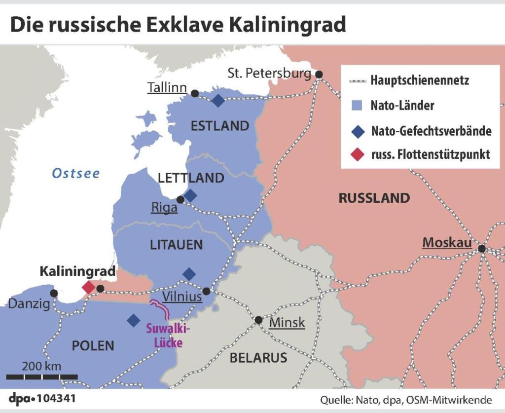 Die Achillesferse der Nato: Die Suwalki-Lücke. Greift Putin hier an? 