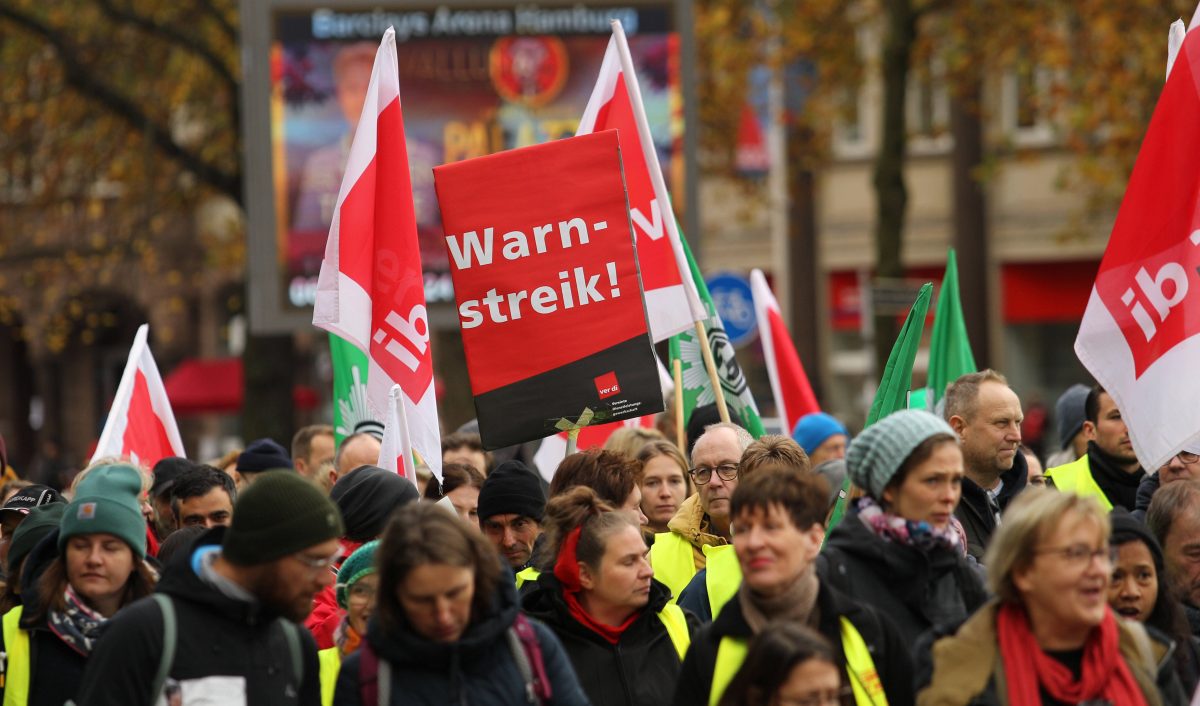 Bahnstreik Verdi