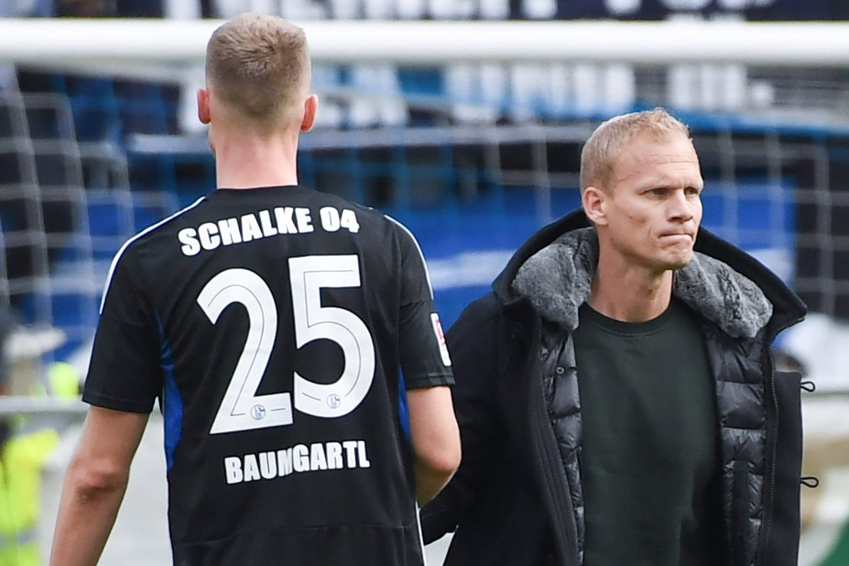 FC Schalke 04: Timo Baumgartl gemeinsam mit Karel Geraerts.