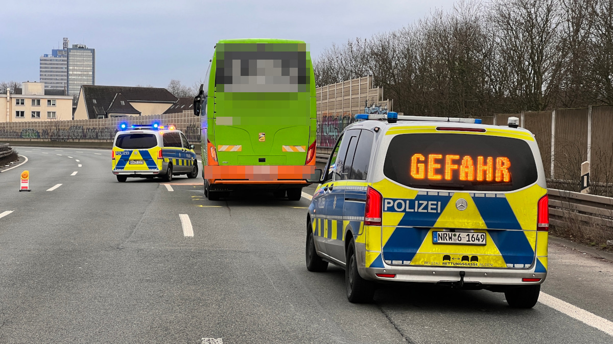 Tödlicher Unfall auf der A59 in Duisburg.