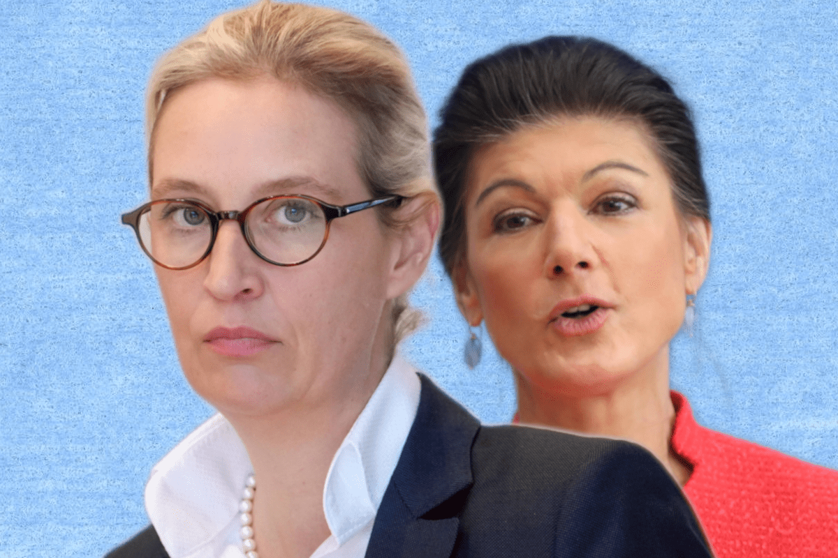 Wagenknecht verteidigt AfD-Weidel.