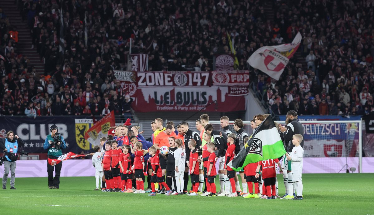 Traurige Stimmung bei RB Leipzig - Gladbach.