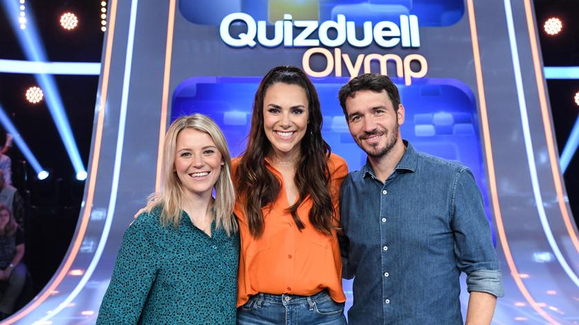 In der ARD-Show „Quizduell Olymp“ bricht das Publikum in lautes Gelächter aus. Warum der Kandidat nach seinem Spruch schnell zurückruderte...