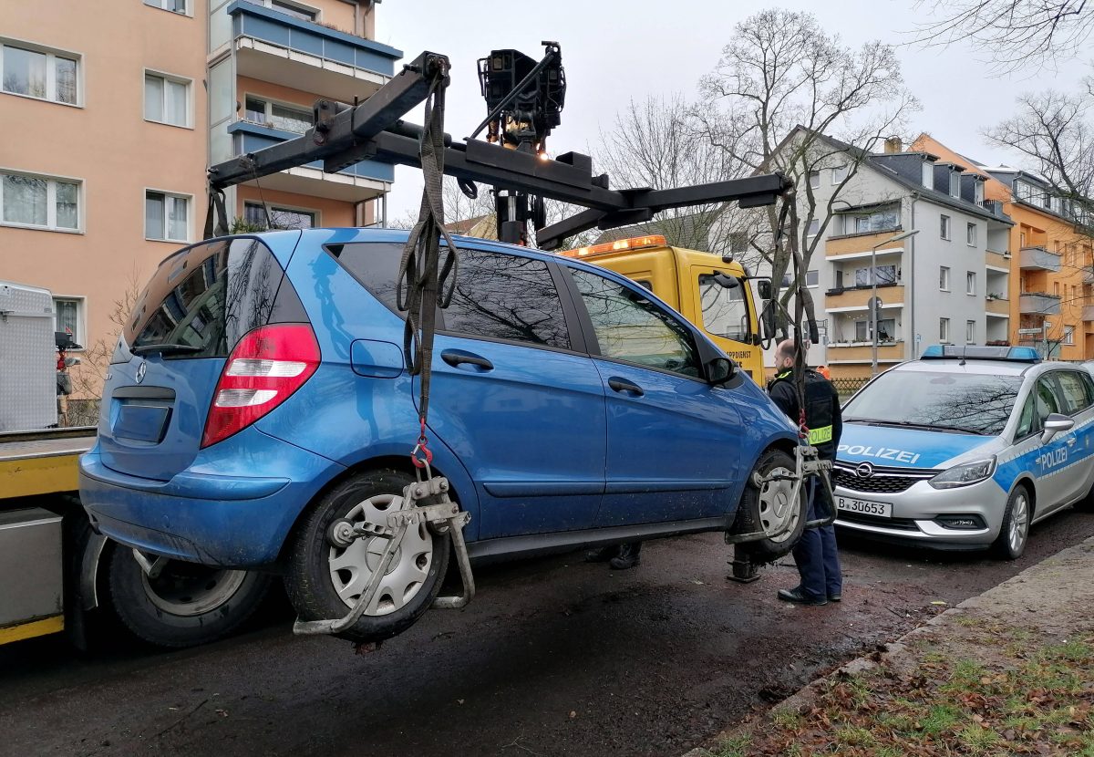 Verkehr Abschlepper