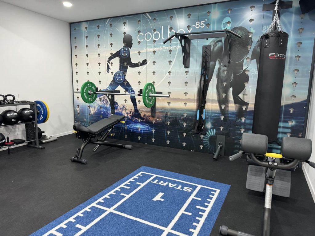 Trainingsbereich bei Coolbox Recovery & Performance.