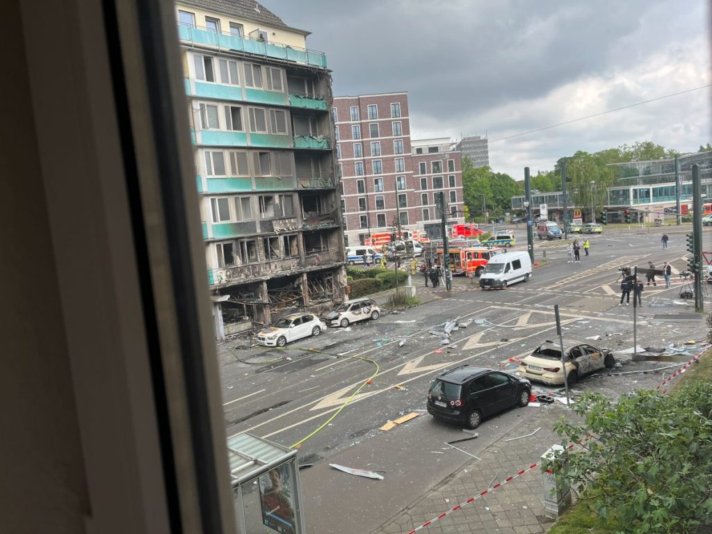 Düsseldorf: Kiosk-Explosion