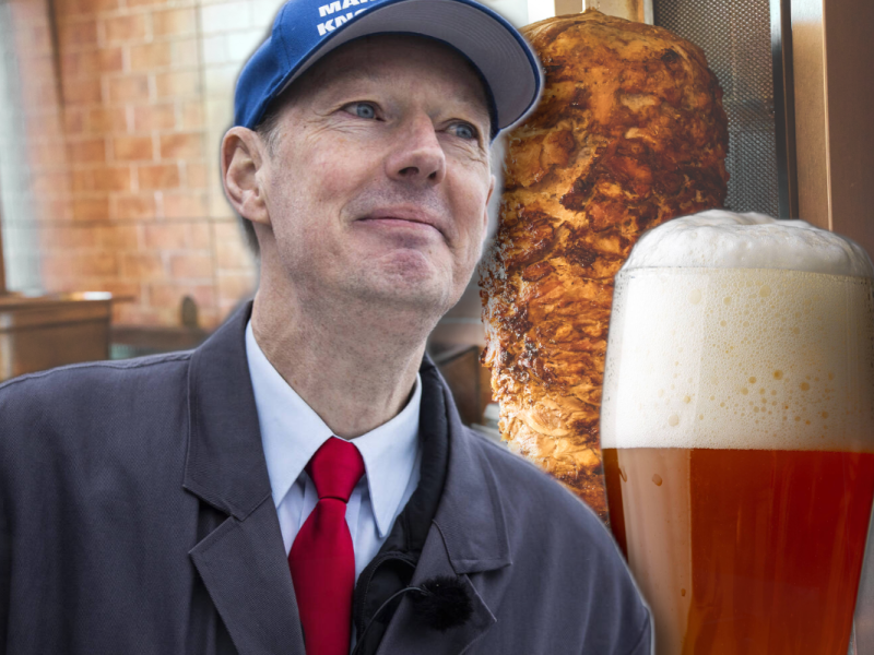 Europawahl: Spitzenkandidat Sonneborn fordert „Döner-Bier-Menü-Preisbremse“