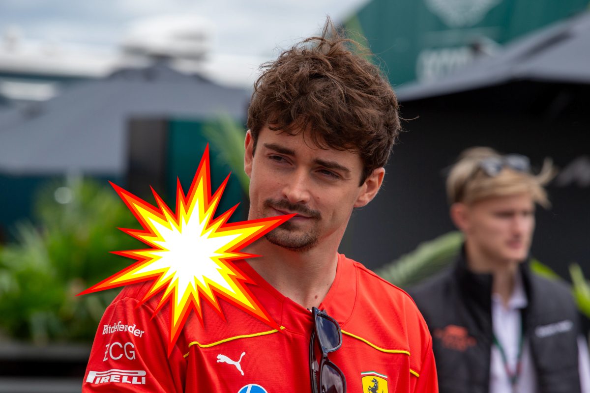 In der Formel 1 meckert Charles Leclerc drauf los.