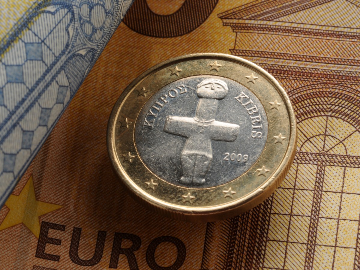 1 Euro MÃ¼nze aus Zypern