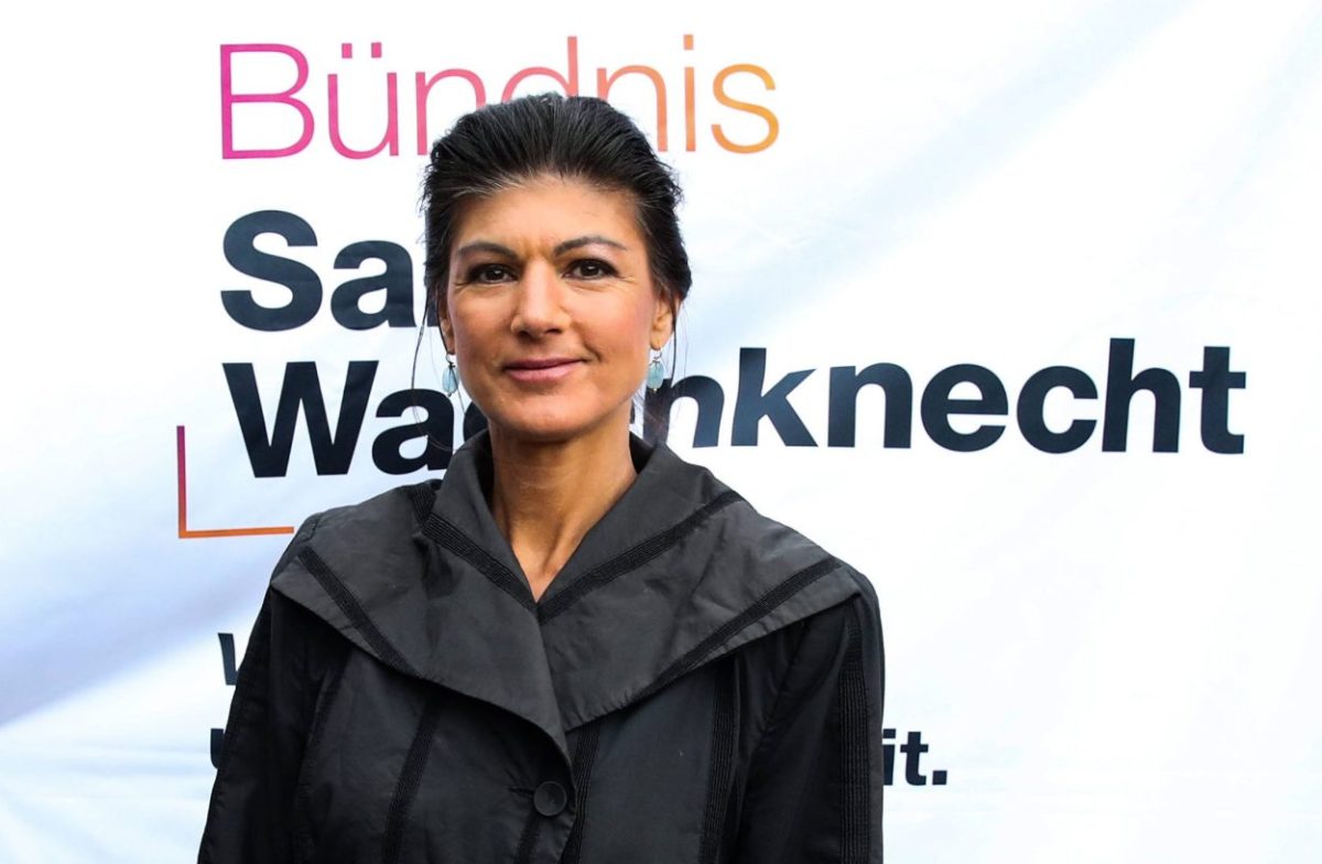 Wagenknecht und ihre Partei vor der Sachsen-Wahl.