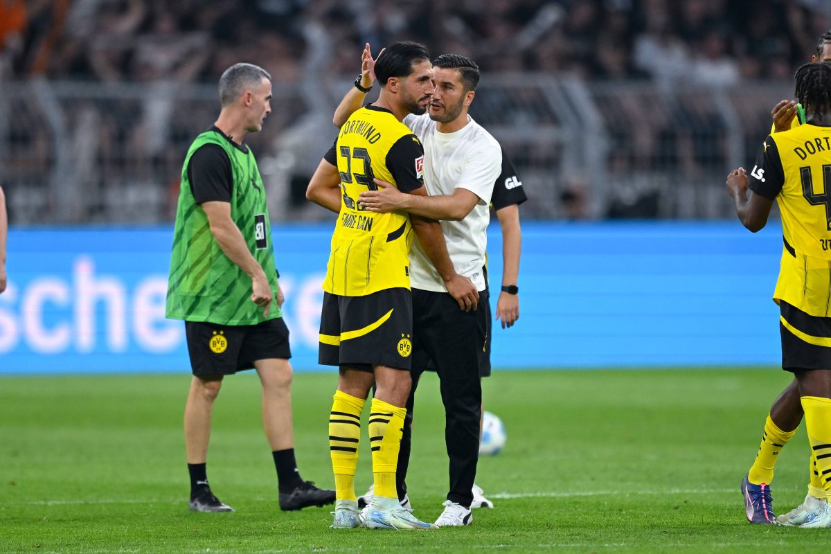 Nach der harschen Kritik an Emre Can haut Nuri Sahin auf den Tisch. Der Coach von Borussia Dortmund stellt sich entschlossen vor den Kapitän.