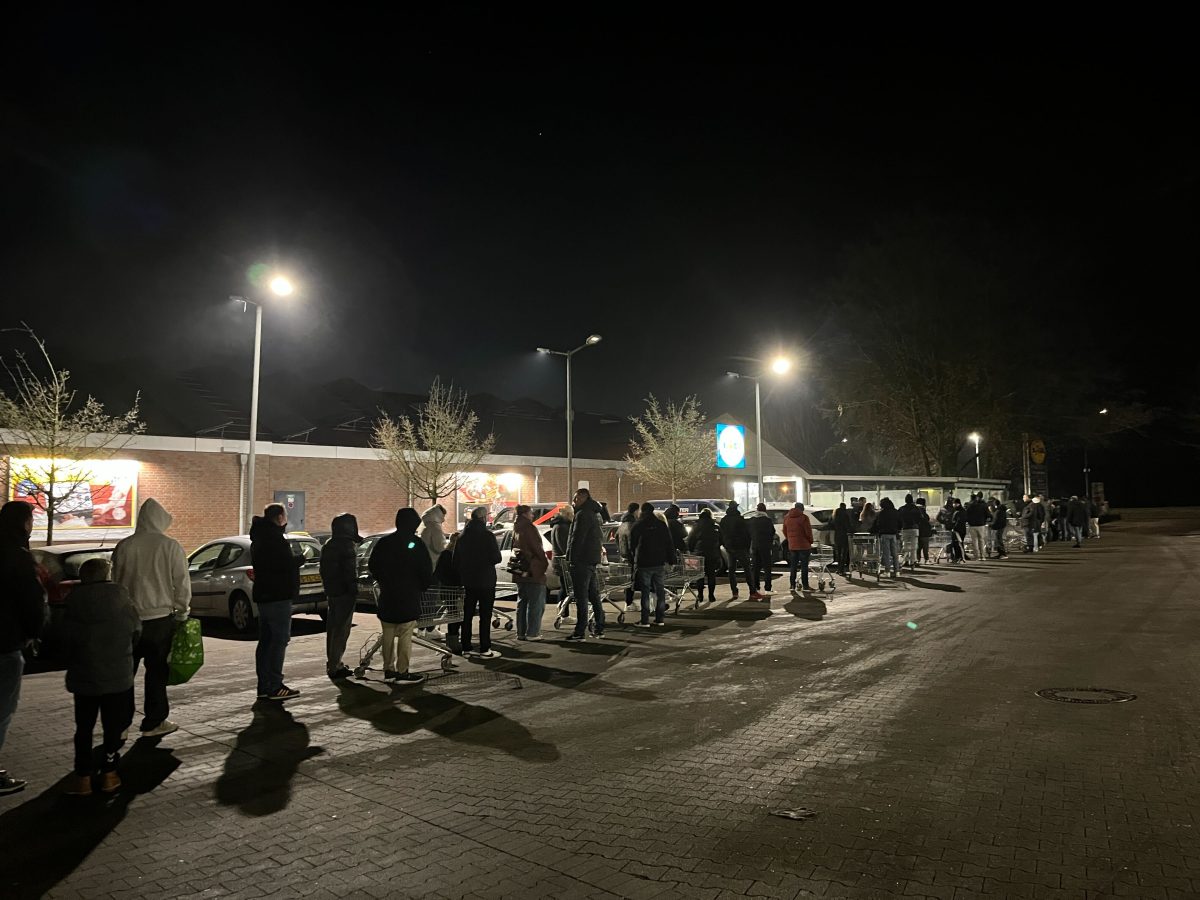 Lidl Gladbeck Schlange