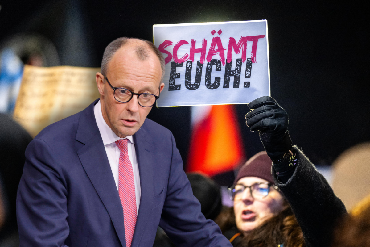 Merz ist mit seinem Asyl-Gesetz gescheitert.