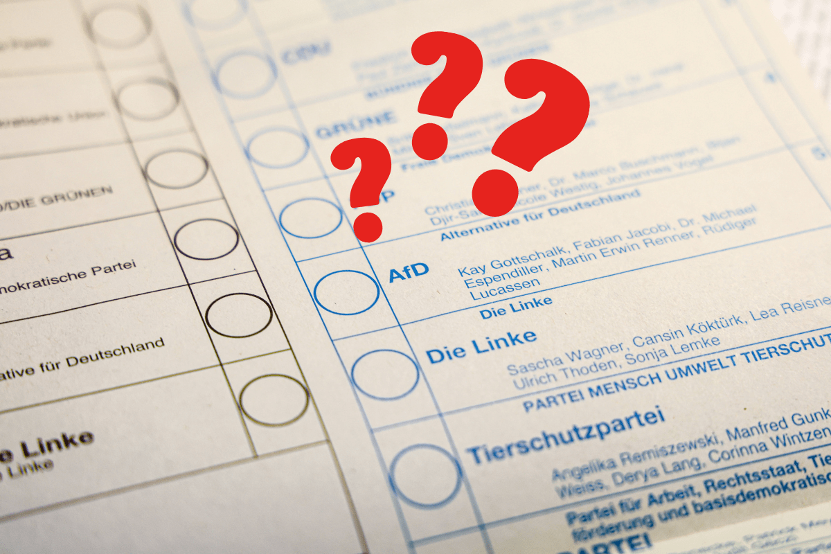 Kurz vor der Bundestagswahl kursiert ein Fake-Video zur AfD auf Stimmzetteln im Netz.