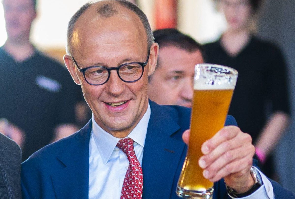 Merz hatte Bier-Durst.