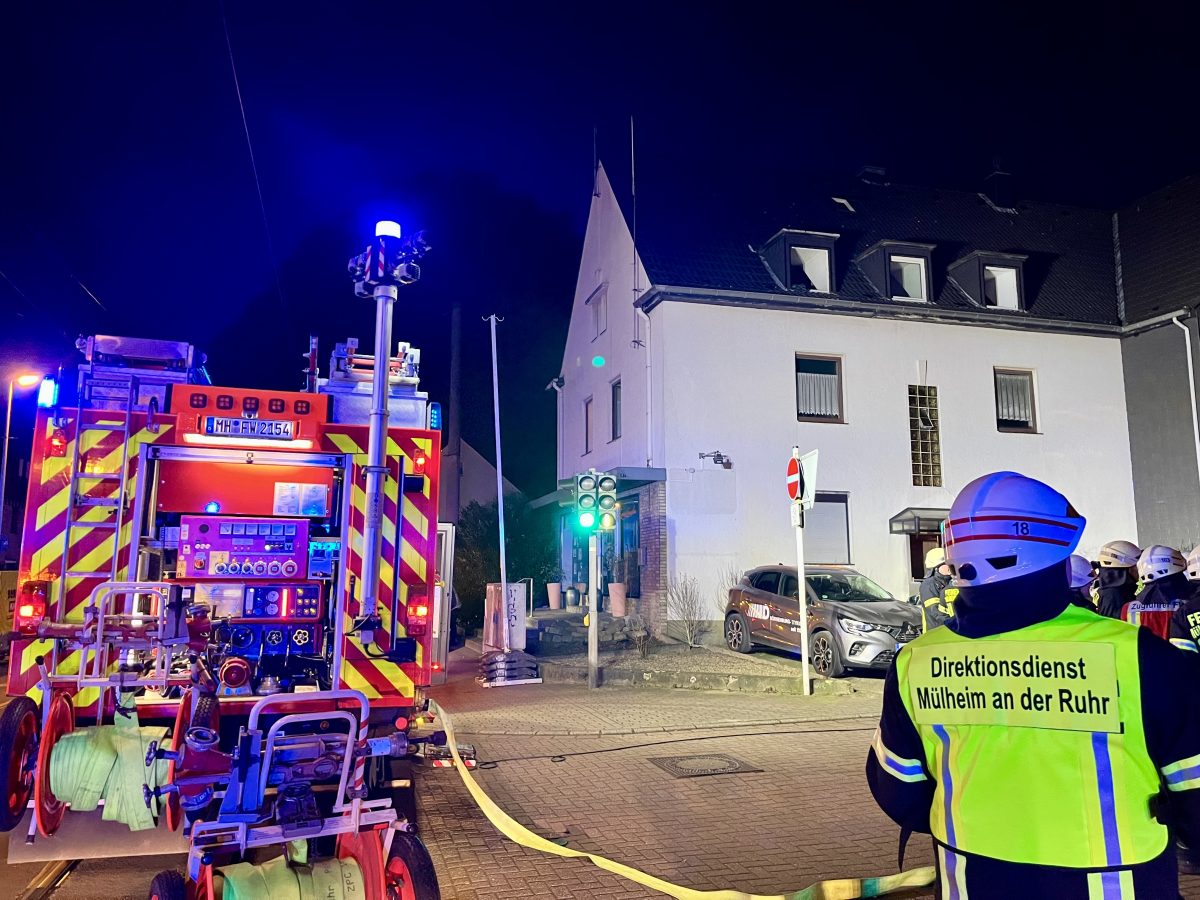 Mülheim Kohlenmonoxid-Alarm in einer Wohnung