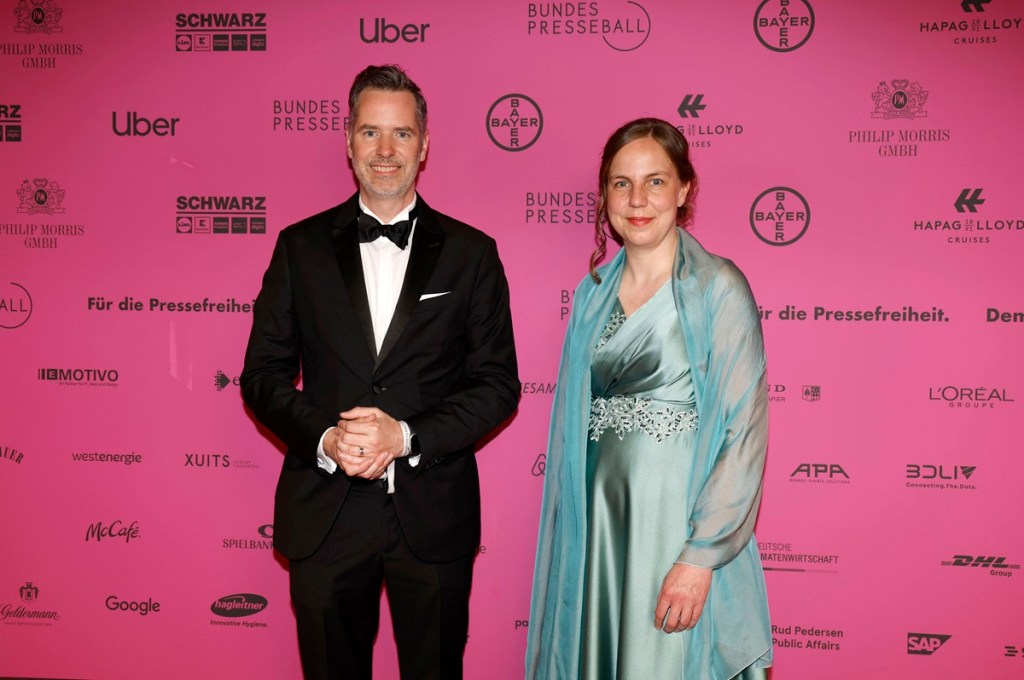 Christian Dürr mit Ehefrau Jennifer