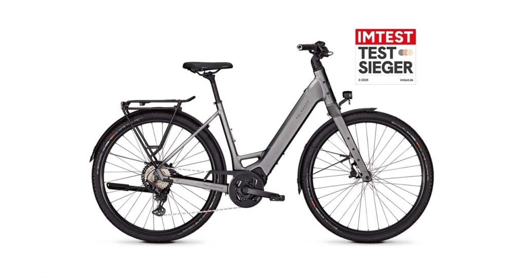 Fahrrad mit IMTEST-Logo